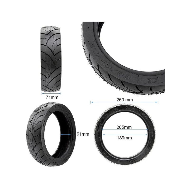 GY203 - Pneu - 11" *70/60-7.5 Off Road Tubeless - GYPI