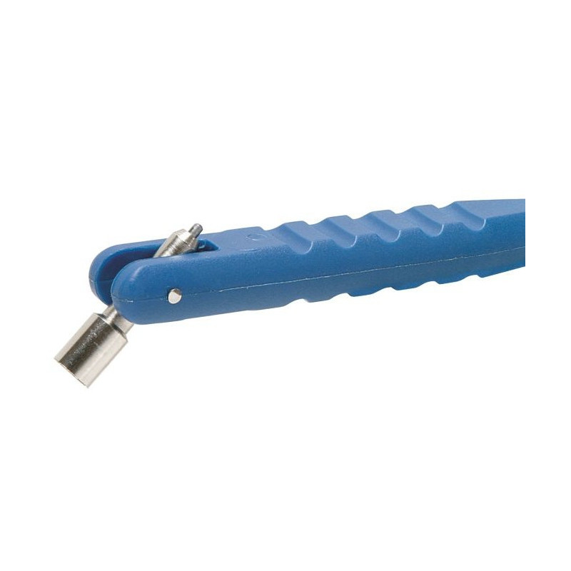 Tire valve, manche composite