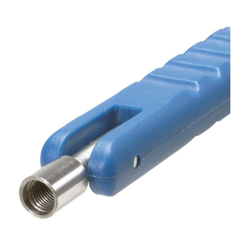 Tire valve, manche composite