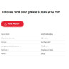 Pinceau rond pour graisse à pneu Ø 45 mm