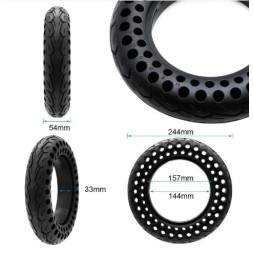 GY035 - Pneu plein - 10" *2.00 34/36 mm  - City - GYPI