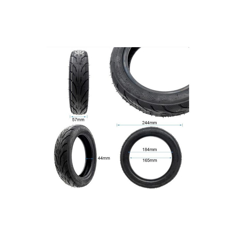 GY111G - Tire - 10"*2.5-6.5 Tubeless with gel- City