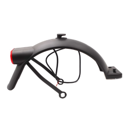 XI-0372R - Xiaomi - Garde boue arrière + éclairage + Support - Electric Scooter 5 - Origine - GYPI