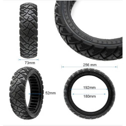 Pneu Plein - 70/60-7,5 Black 52mm