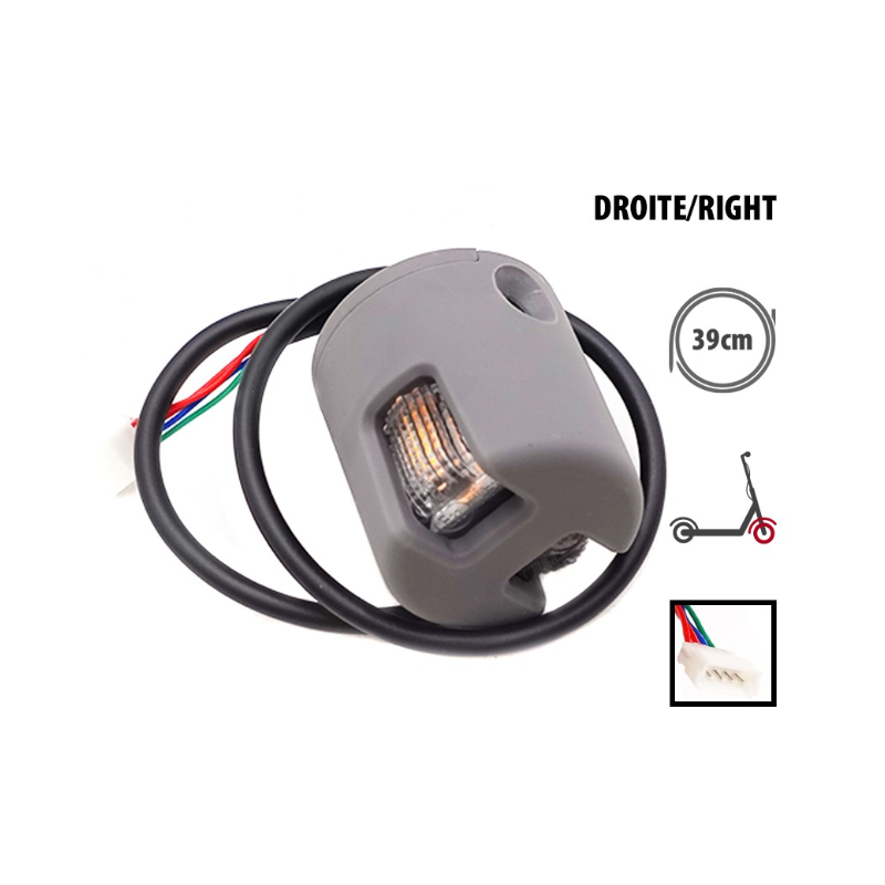 XI-0403R - Xiaomi - Clignotant avant droit - Electric Scooter 5 / 5Pro / 5Max - Origine - C002550043900 - GYPI XI-0403R - Xiaomi - Clignotant avant droit - Electric Scooter 5 / 5Pro / 5Max - Origine - C002550043900 - GYPI