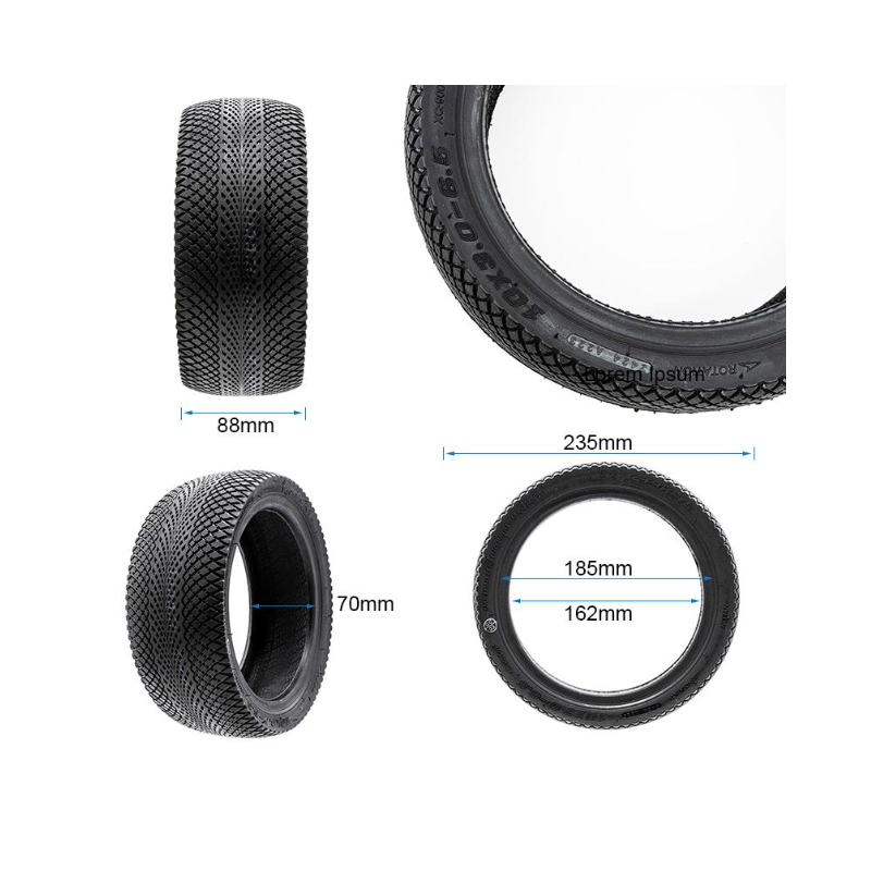 Pneu Tubeless - Offroad 10*3 - 6,5 - 70mm - Xuancheng