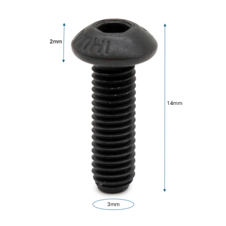 Xiaomi - Screws for Mi4 battery cover x100