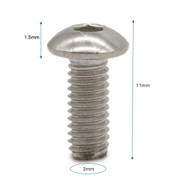 Battery cover screws x100 - Smartgyro SW/RW/CR