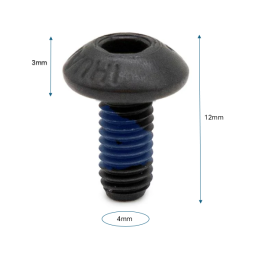 Black brake disc screws x50
