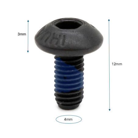 Vis de disque de frein noir x50 - GYPI