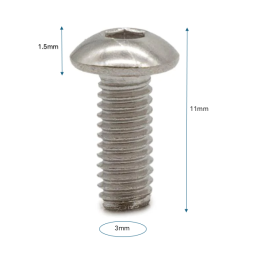 Vis pour couvercle de batterie x100 - Ninebot Max G30/G2 - GYPI