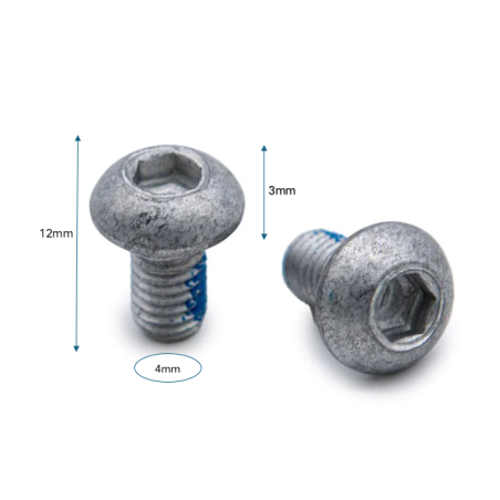 Vis  de disque de frein argent (M5*10) x50 - GYPI