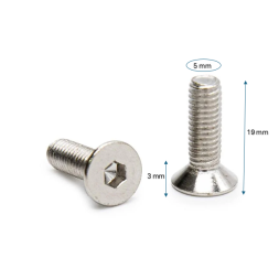 Vis M6*16 + Rondelle JDM (violet) x10