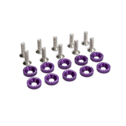 Vis M6*16 + Rondelle JDM (violet) x10 - GYPI