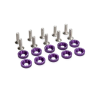 Vis M6*16 + Rondelle JDM (violet) x10 - GYPI