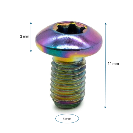 Vis M5*10 pou disques de frein x12 - GYPI