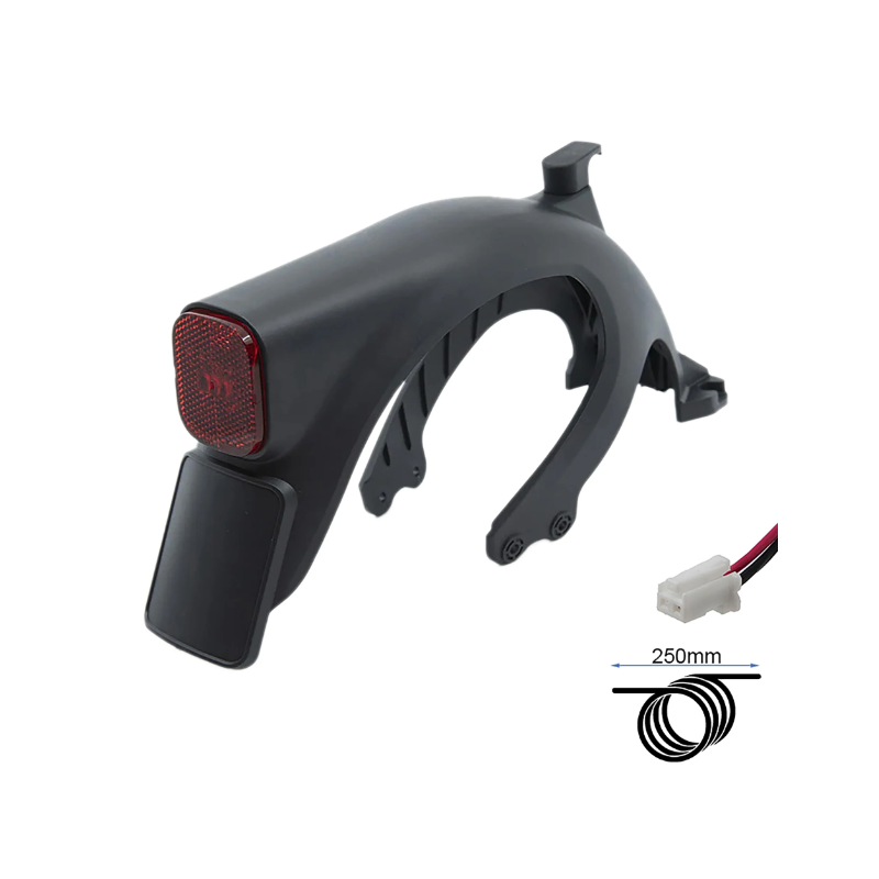 XI-0103 - Black rear mudguard without screws For Xiaomi M365, Xiaomi Pro - GYPI