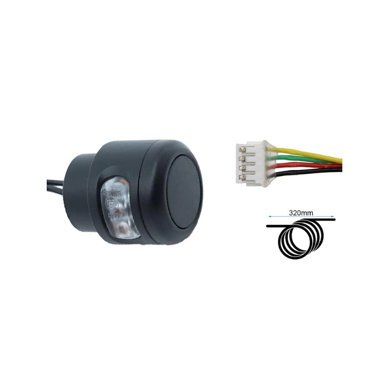 NI-0387R - Ninebot - Clignotant de Poignée 9V droit MAX G2 E - GYPI