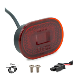 XI-0013 - Rear light frame for Xiaomi M365, Xiaomi Essential, Xiaomi 1S, Xiaomi Pro 2, Xiaomi Pro - GYPI