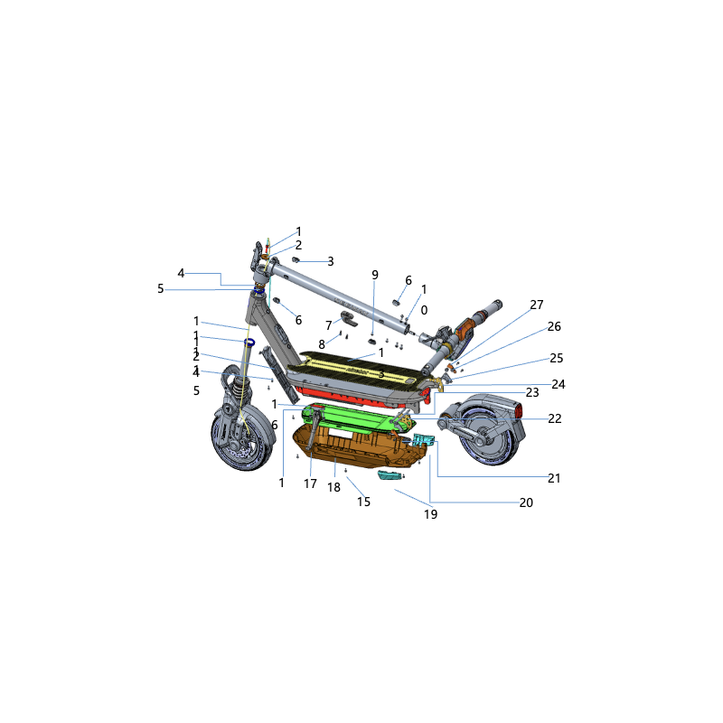 Ninebot - LED Feu arriere Ninebot F3
