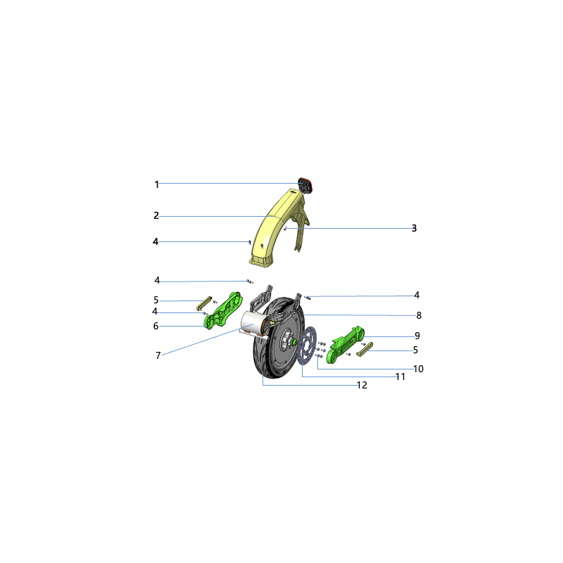 Ninebot - LED Feu arriere Ninebot F3
